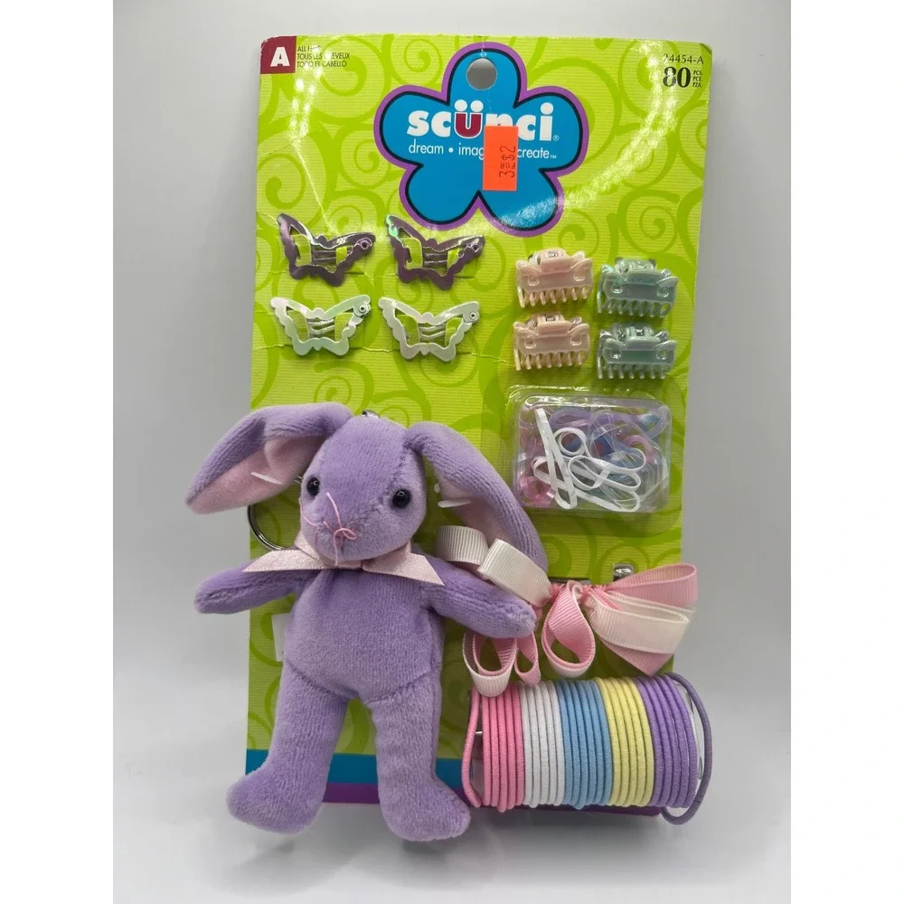 Y2K SCUNI Hair Accessories Kit Spring Time Easter 80 Pieces Butterfly Mini Clips
